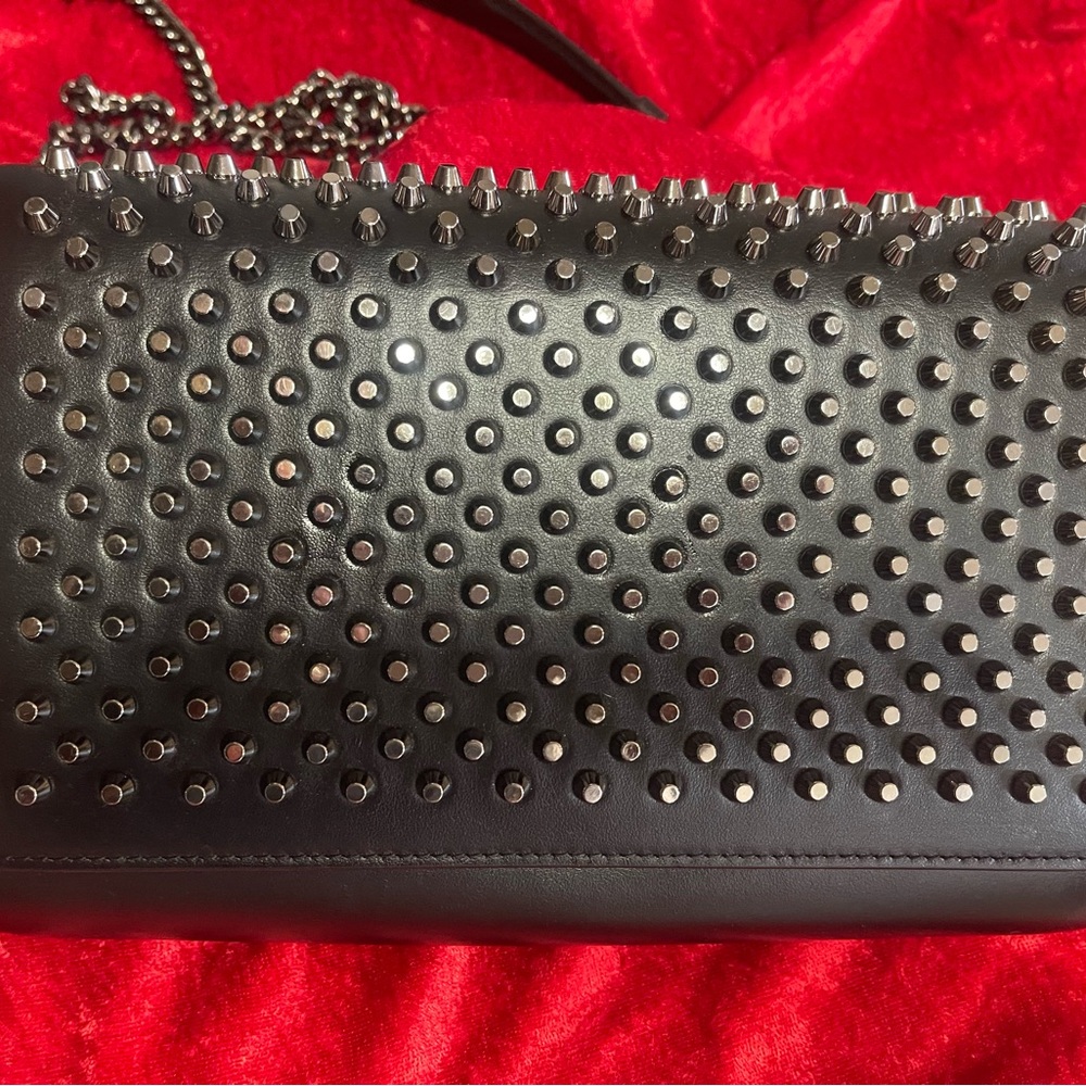 Christian Louboutin Black Studded Mini Bag